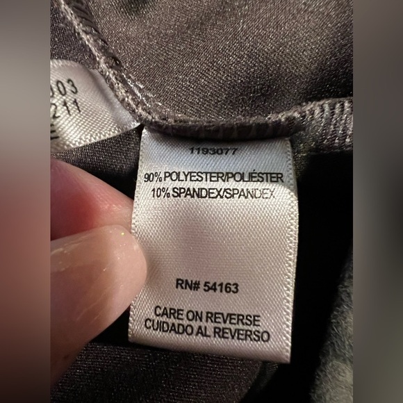 Andrew Marc faux suede taupe leggings size medium. - Picture 6 of 7